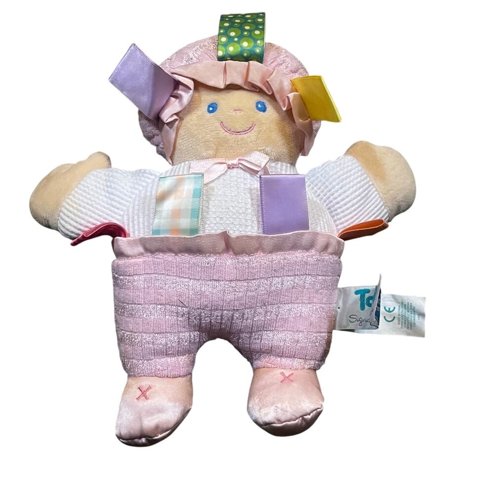 Vintage 2006 Taggies 8” Plush Baby Doll Signature Mary Meyers 06 Lovey Stuffed